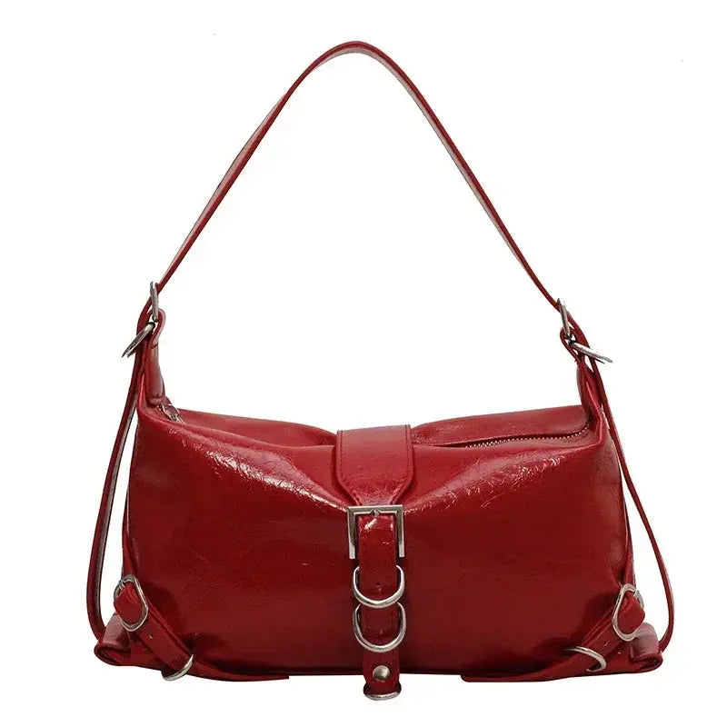 Bolsa Feminina Baguete em Couro Vintage - Loja Femizza