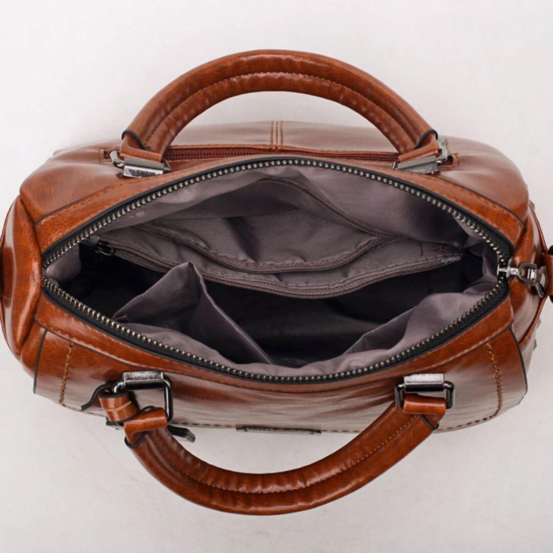 Bolsa Feminina de Couro Sutil - Loja Femizza
