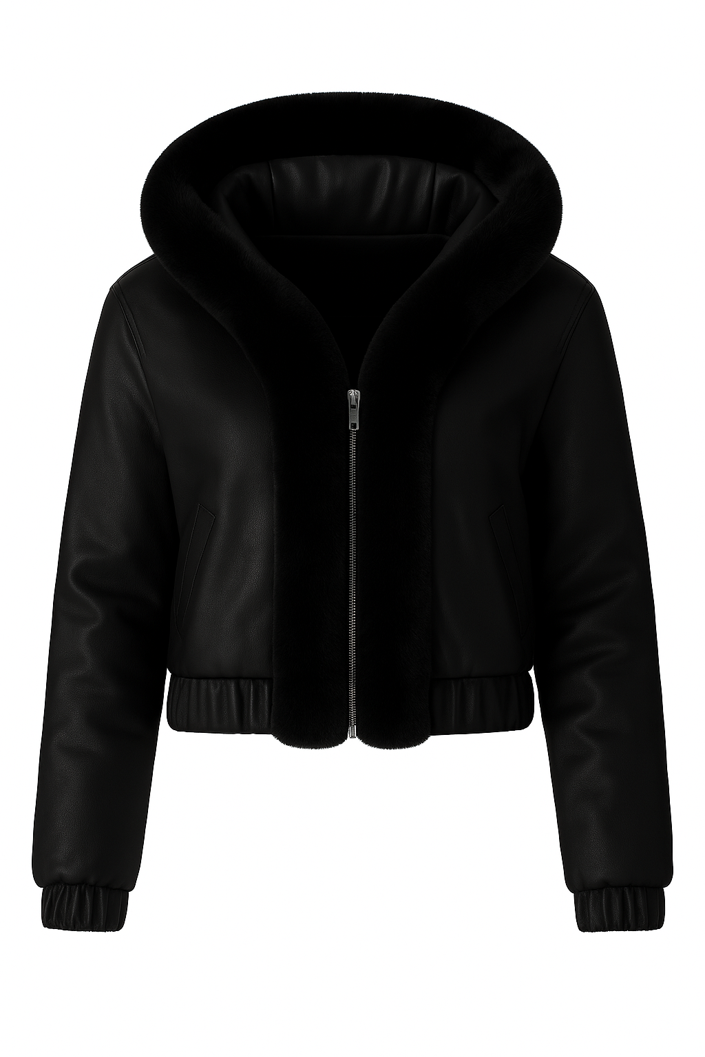 Jaqueta Feminina Forrada com Capuz Peluciado Femizza - Loja Femizza