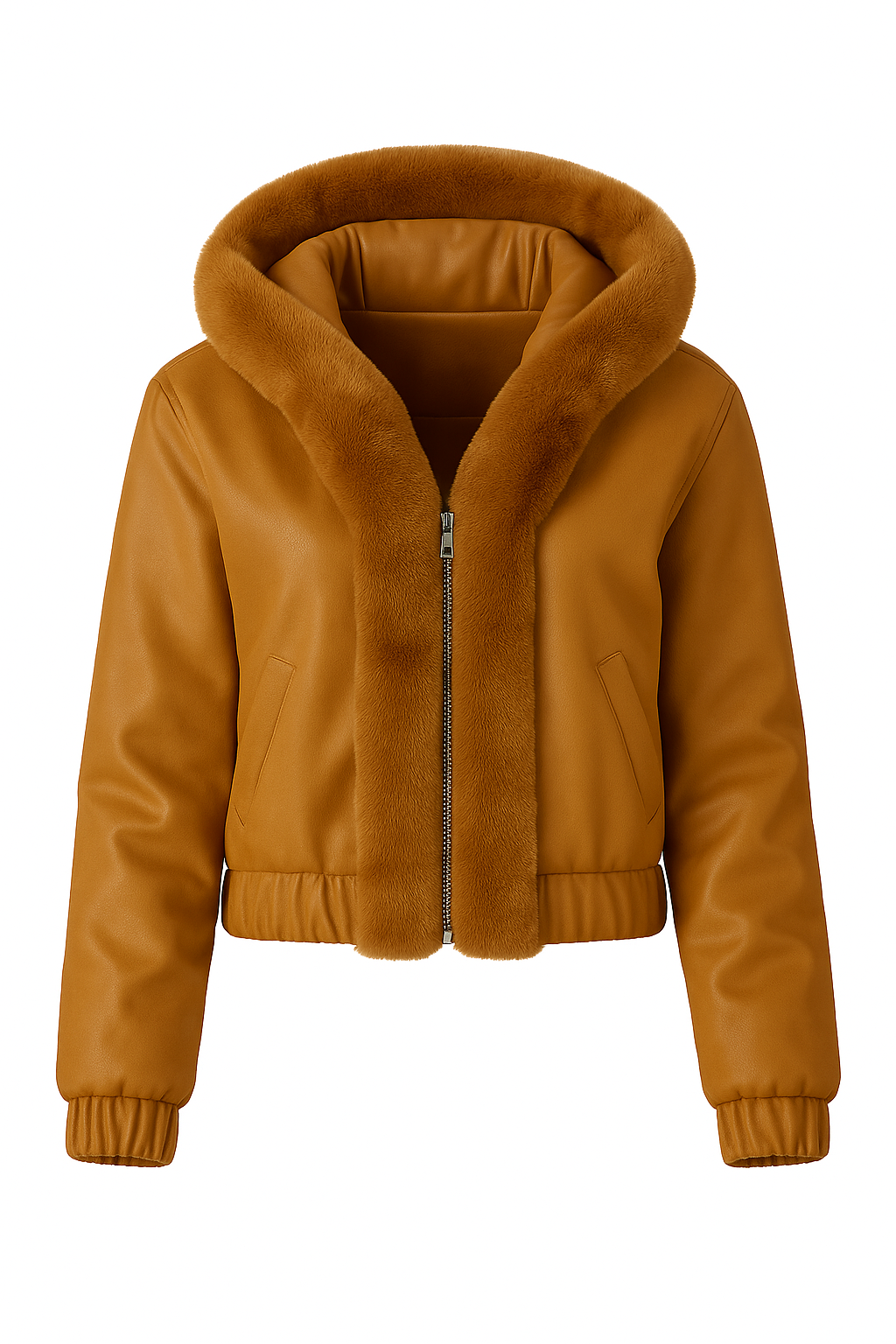 Jaqueta Feminina Forrada com Capuz Peluciado Femizza - Loja Femizza
