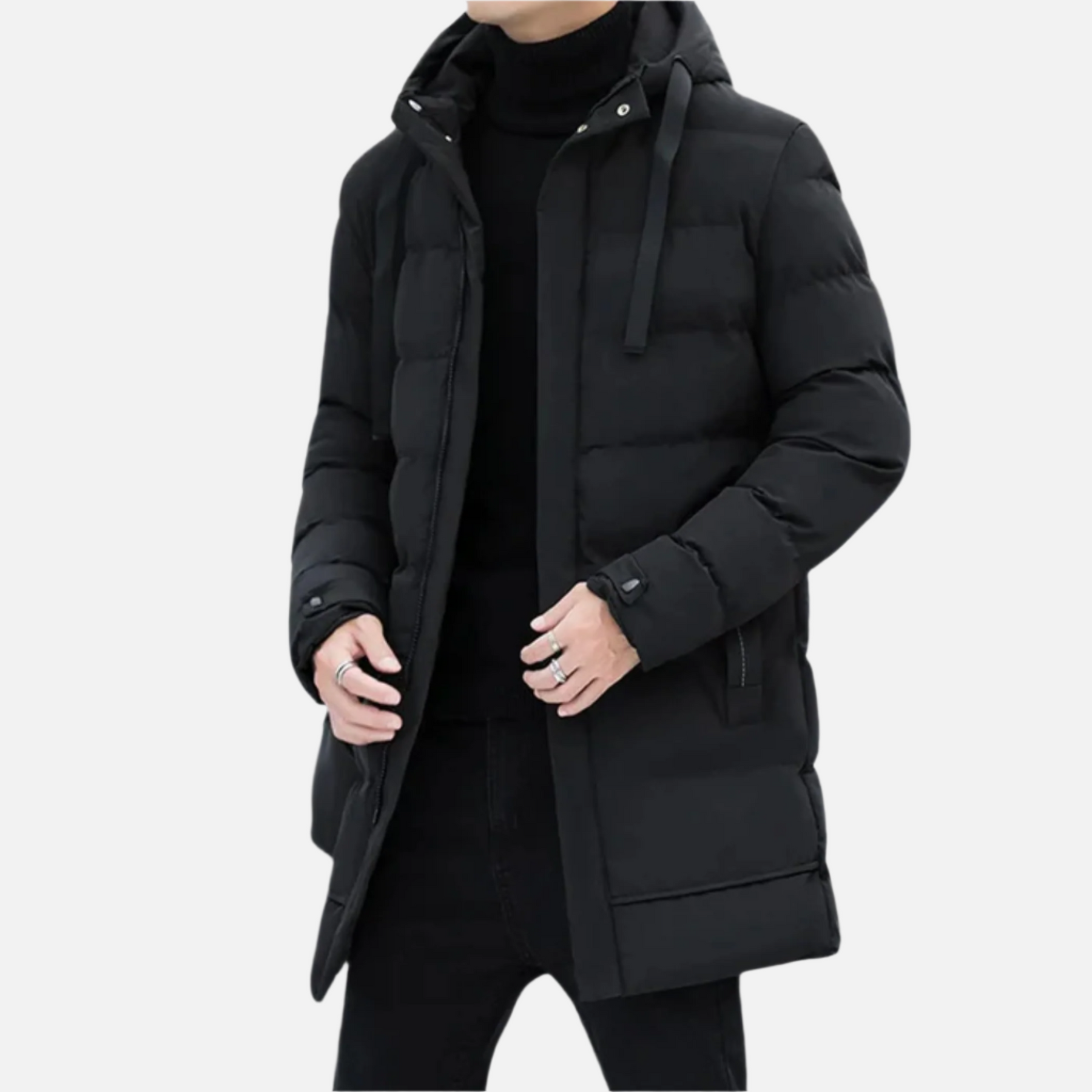 Jaqueta Puffer Masculina Alongada Femizza FMZ179 - Loja Femizza