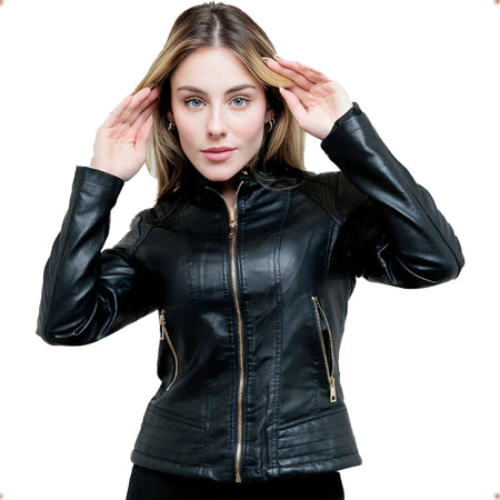 Jaqueta de Couro Feminina Femizza FMZ118 - Loja Femizza