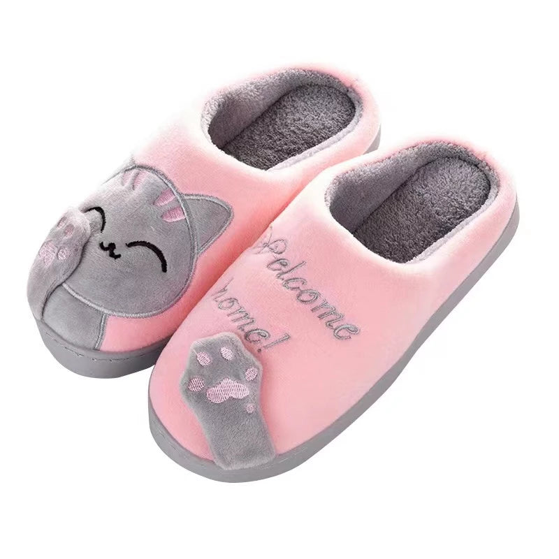 Pantufa Feminina Gato da Sorte Antiderrapante - Loja Femizza
