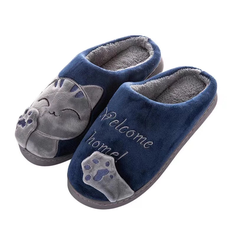 Pantufa Feminina Gato da Sorte Antiderrapante - Loja Femizza