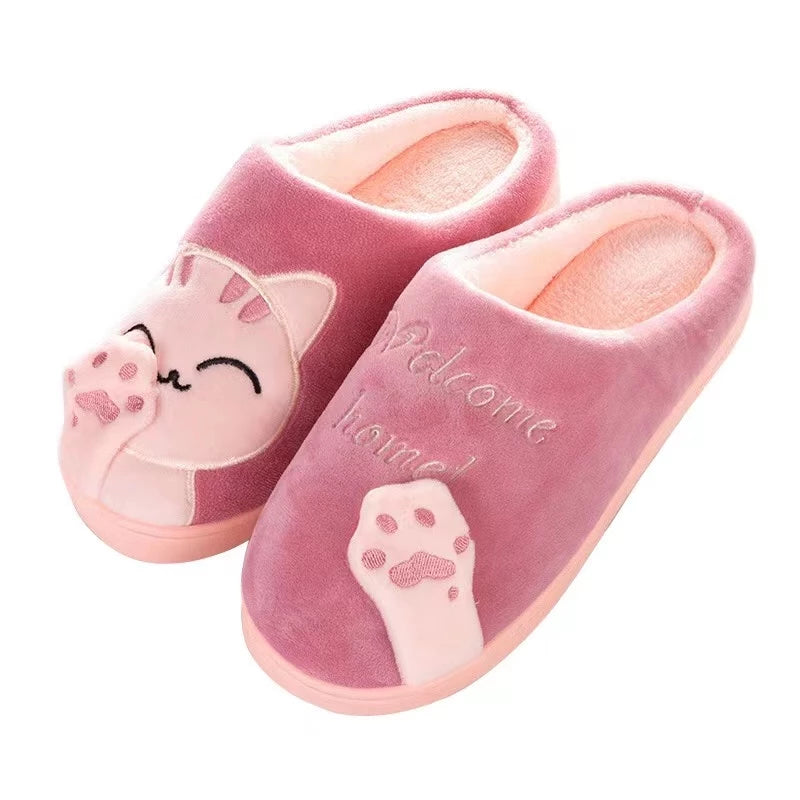 Pantufa Feminina Gato da Sorte Antiderrapante - Loja Femizza