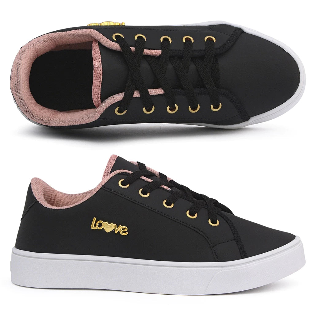 Tenis feminino Casual Love Bella - Loja Femizza