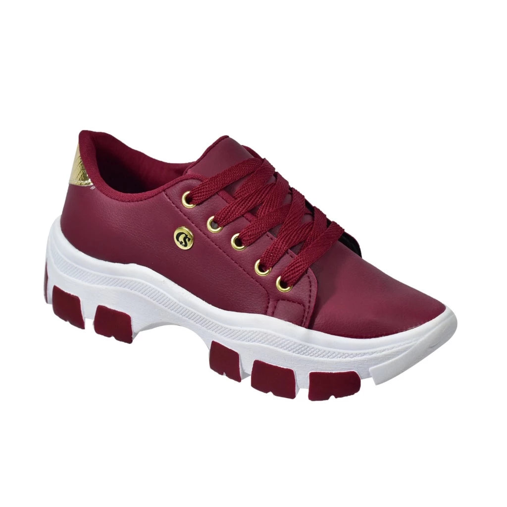 Tenis feminino plataforma Bella - Loja Femizza