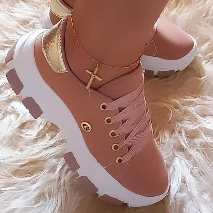 Tenis feminino plataforma Bella - Loja Femizza