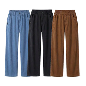 [Leve 3 Pague 2] Calça Feminina Santino em Algodão e Seda Gelo + (BRINDE)