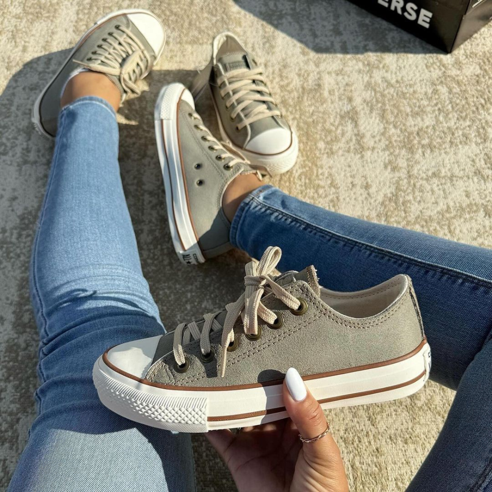 [PAGUE 1 LEVE 2] Tênis All Star Courino Feminino Premium + BRINDE