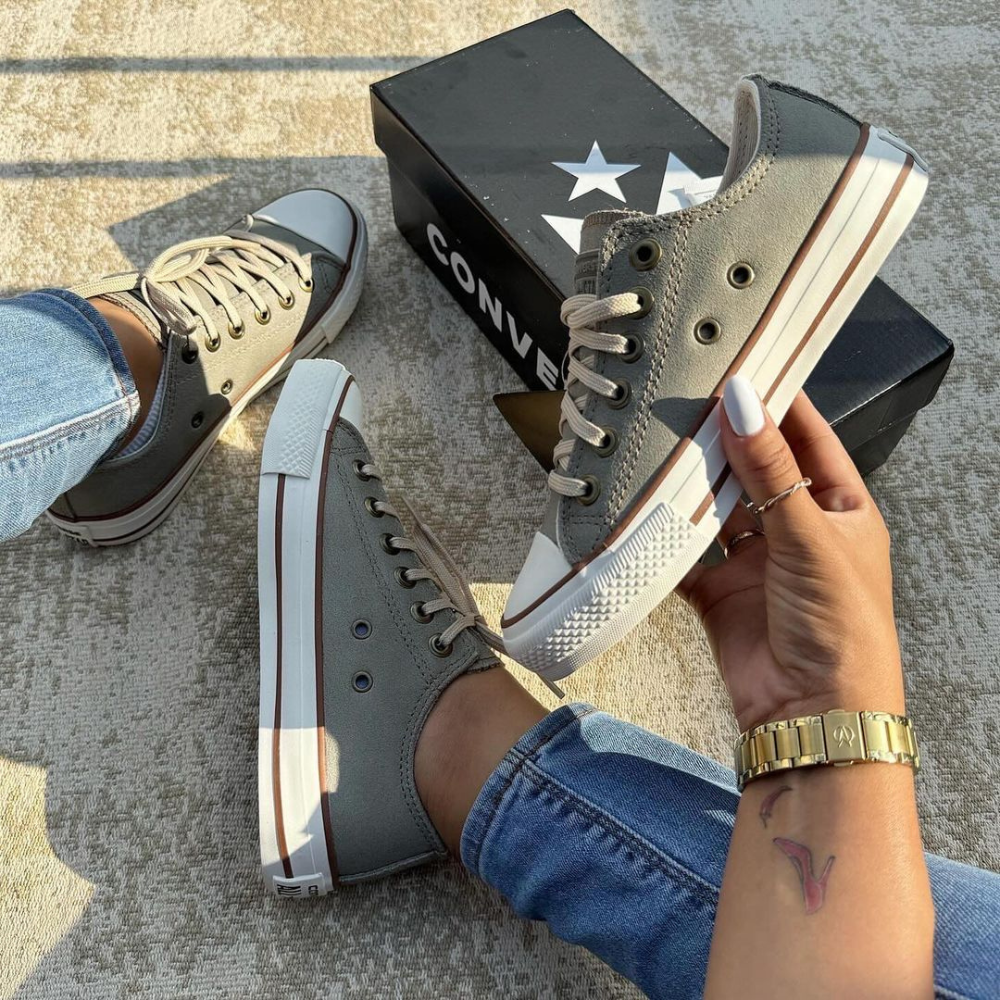 [PAGUE 1 LEVE 2] Tênis All Star Courino Feminino Premium + BRINDE