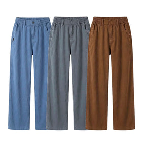 [Leve 3 Pague 2] Calça Feminina Santino em Algodão e Seda Gelo + (BRINDE)