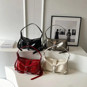 Bolsa Feminina Baguete em Couro Vintage - Loja Femizza