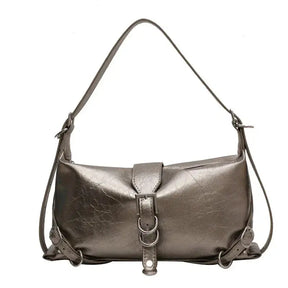 Bolsa Feminina Baguete em Couro Vintage - Loja Femizza