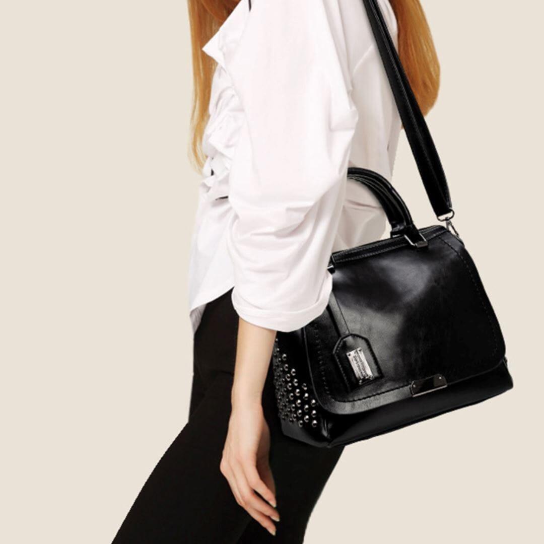 Bolsa Feminina de Couro Sutil - Loja Femizza