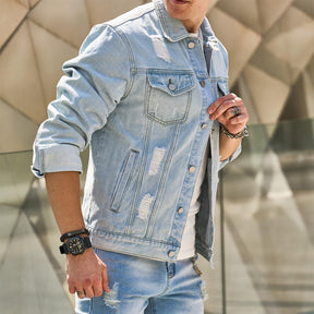 Jaqueta Jeans Masculina Femizza FMZ148 - Loja Femizza