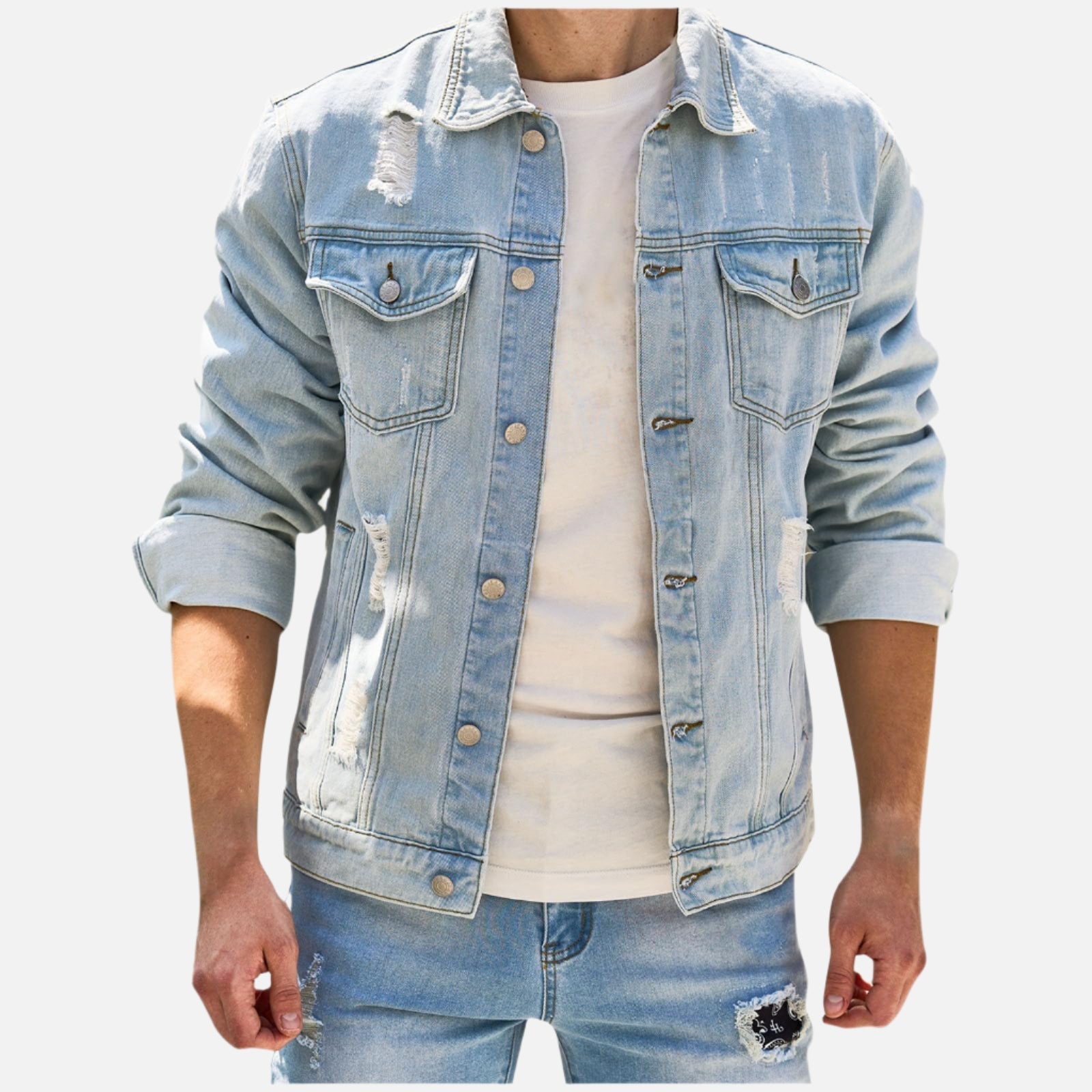 Jaqueta Jeans Masculina Femizza FMZ148 - Loja Femizza