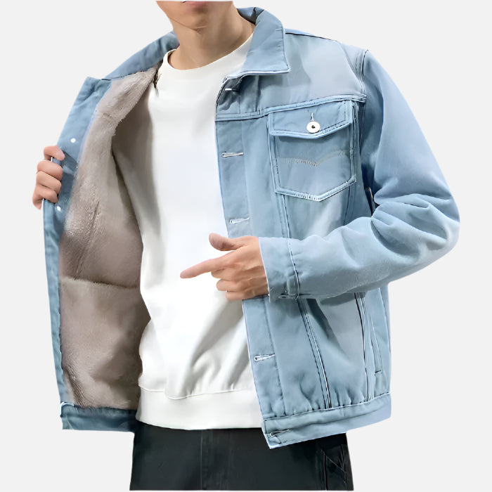 Jaqueta Masculina Jeans Acolchoado FMZ186 - Loja Femizza