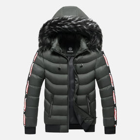 Jaqueta Puffer Masculina Capuz Forrado FMZ206 - Loja Femizza