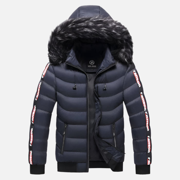 Jaqueta Puffer Masculina Capuz Forrado FMZ206 - Loja Femizza