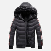 Jaqueta Puffer Masculina Capuz Forrado FMZ206 - Loja Femizza