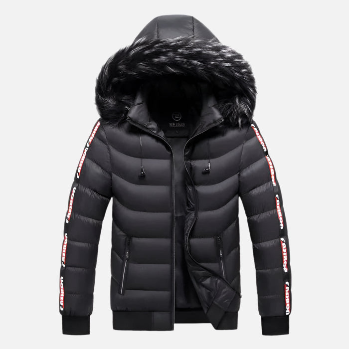 Jaqueta Puffer Masculina Capuz Forrado FMZ206 - Loja Femizza