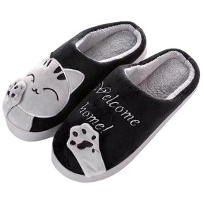 Pantufa Feminina Gato da Sorte Antiderrapante - Loja Femizza