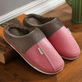 Pantufa de Couro Impermeável Sola Antiderrapante - Loja Femizza