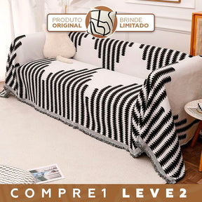 [PAGUE 1 LEVE 3] Capa de Sofá Verona em Microfibra Premium (Estilo Moderno e Conforto Garantido) +BRINDES: 2 Almofadas