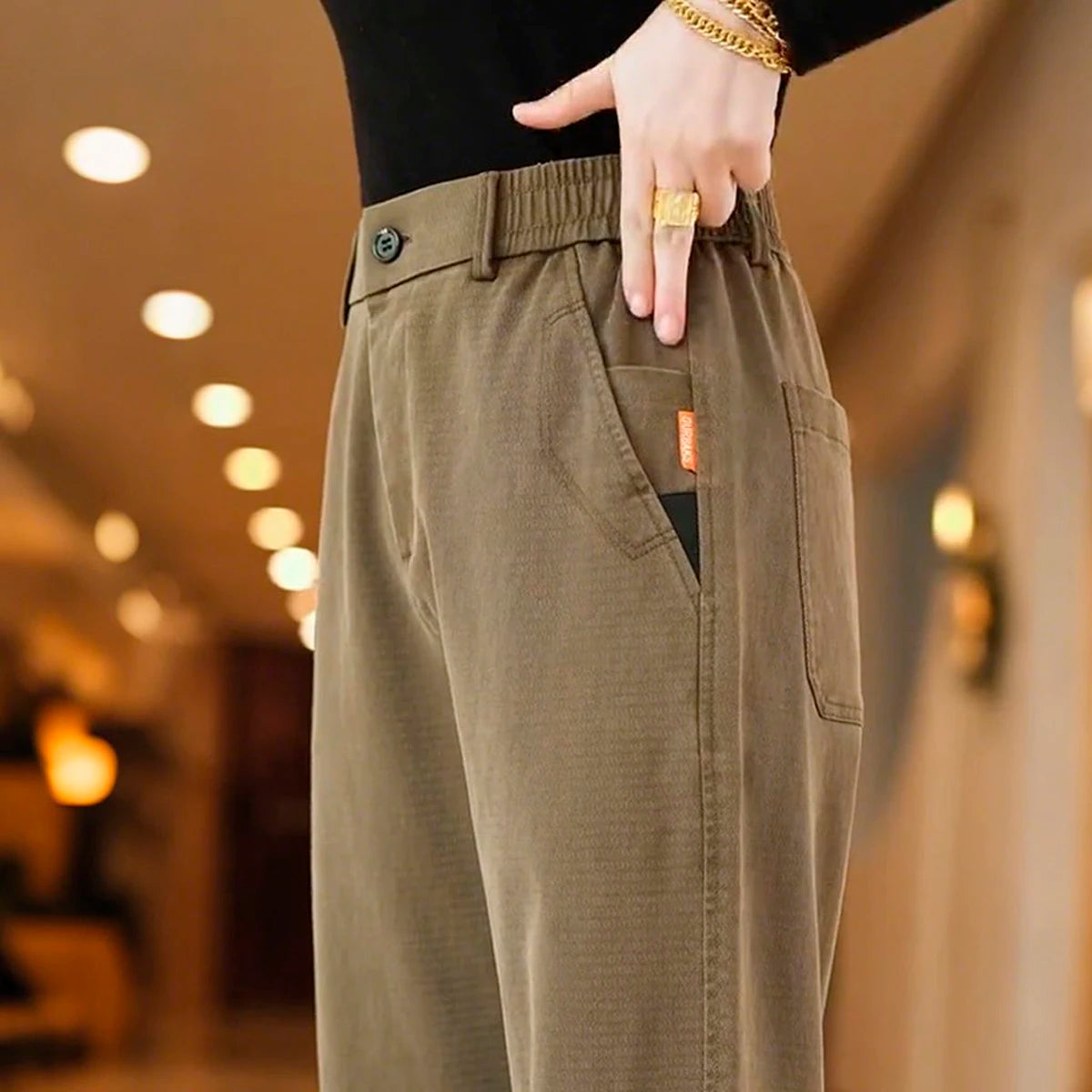 [Leve 3 Pague 2] Calça Feminina Santino em Algodão e Seda Gelo + (BRINDE)
