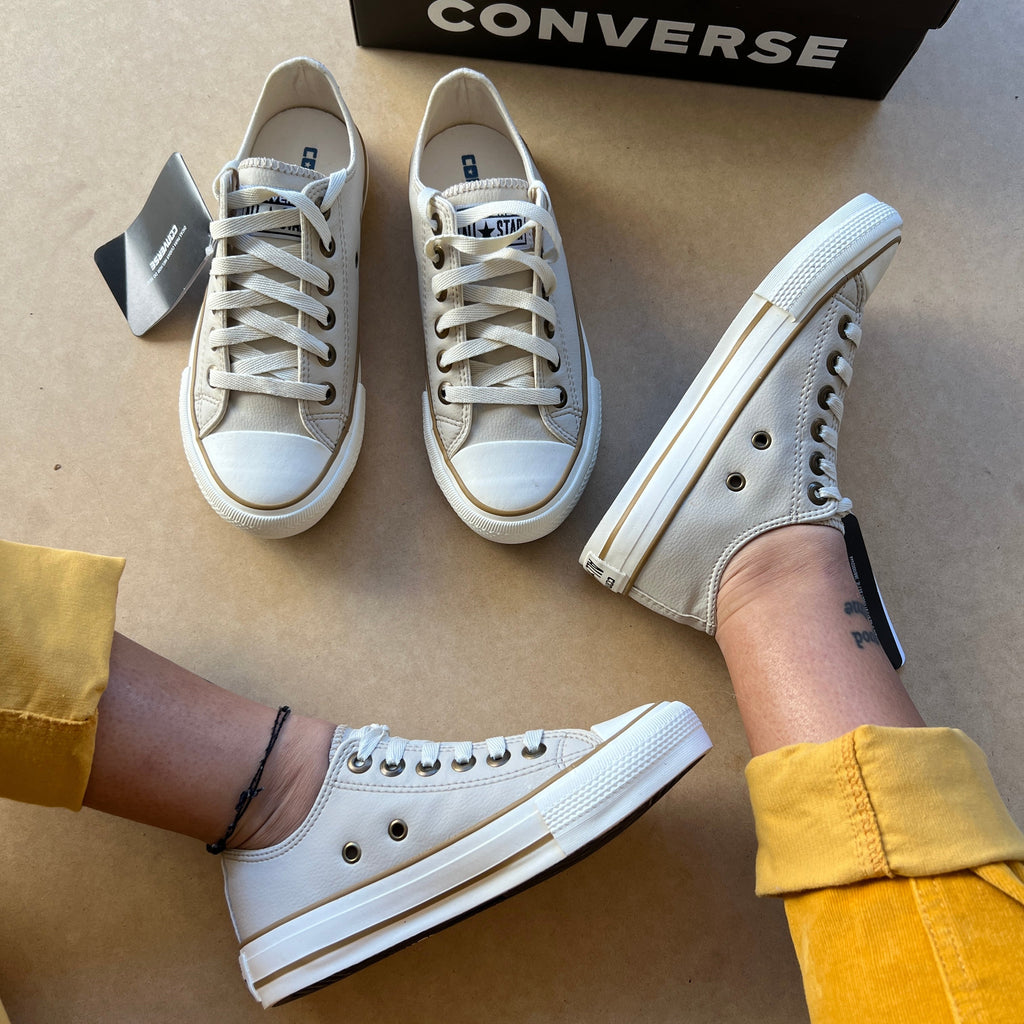 [PAGUE 1 LEVE 2] Tênis All Star Courino Feminino Premium + BRINDE