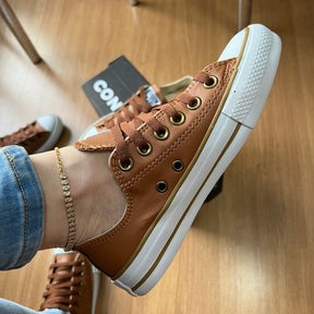 [PAGUE 1 LEVE 2] Tênis All Star Courino Feminino Premium + BRINDE