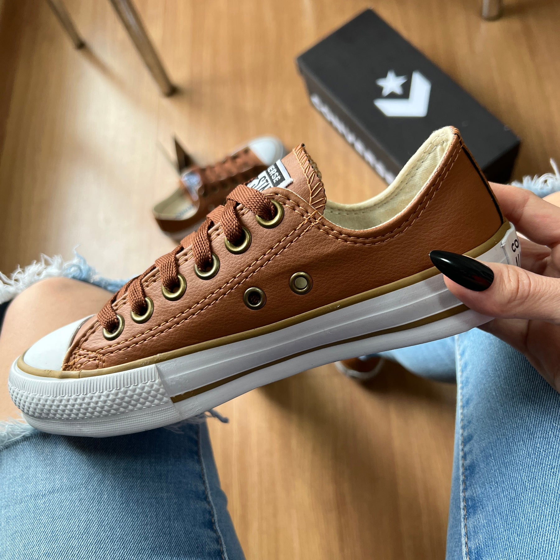 [PAGUE 1 LEVE 2] Tênis All Star Courino Feminino Premium + BRINDE