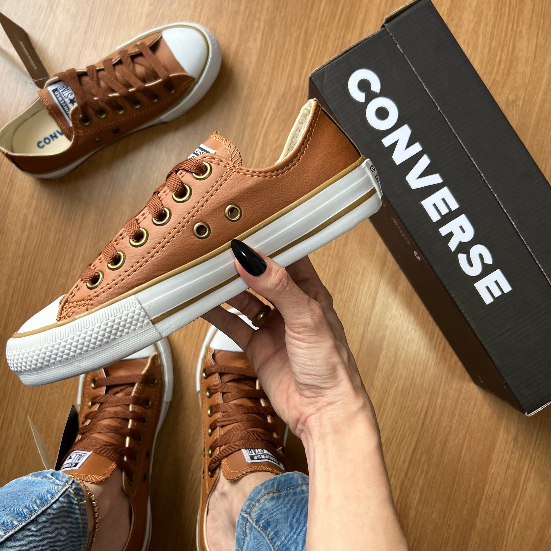 [PAGUE 1 LEVE 2] Tênis All Star Courino Feminino Premium + BRINDE