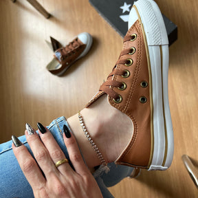 [PAGUE 1 LEVE 2] Tênis All Star Courino Feminino Premium + BRINDE